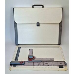 Vintage Rotring Profil 25435 A3 Drafting Board 20x15 Case + Tools Germany